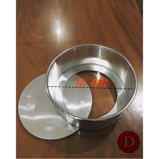 Khuôn bánh tròn đế rời size 18 cm