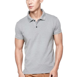 Áo Thun Nam cổ bẻ Ghi Sáng hàng xuất,Áo thun nam có cổ chất cotton siêu mát