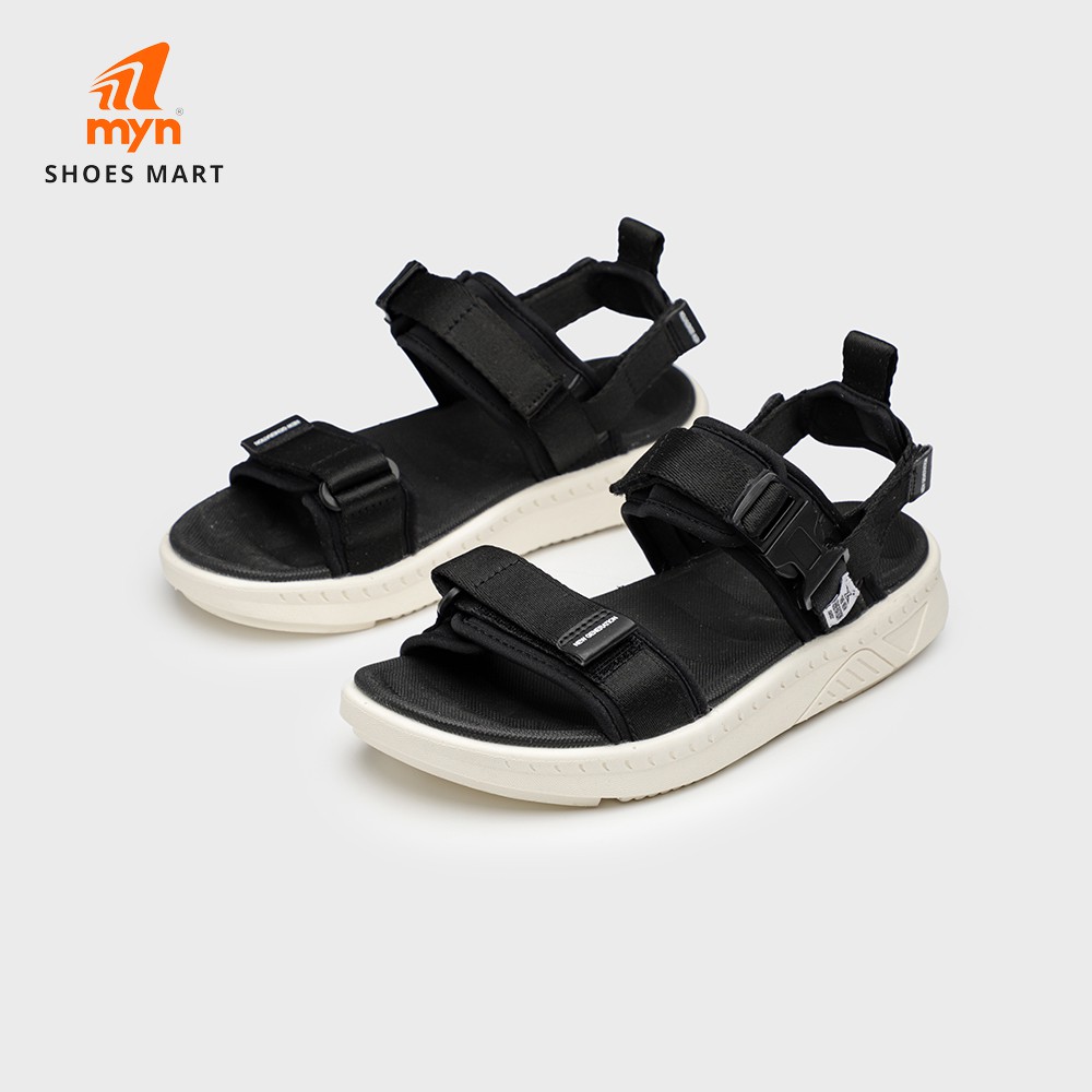 Giày Sandal unisex ZX Bubble D Code 2714 màu Black White Nam nữ - tháo quai sau thành dép