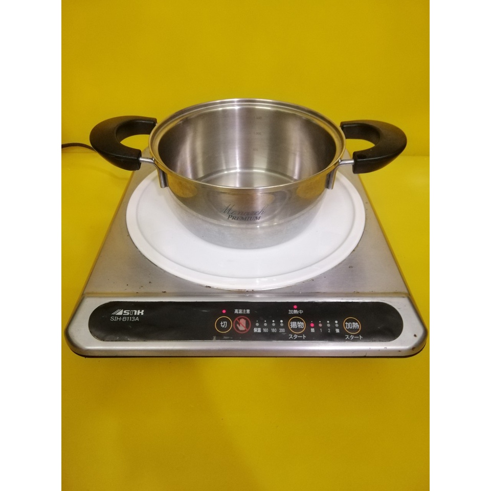 Bếp từ đơn âm (dương) nội địa Nhật (Japan) SANKA SIH-B113A (090620A) trắng