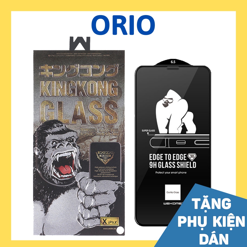 Kính cường lực iphone KingKong full màn 6/6s/6plus/6s plus/7/8/7plus/8plus/x/xs/xs max/11/12/13/pro/promax - ORIO