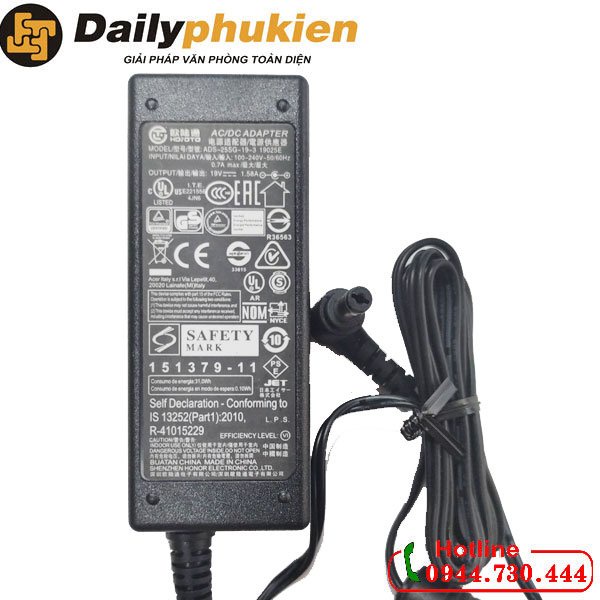 Adapter nguồn màn hình Acer S271HL S200HL S200HQL dailyphukien