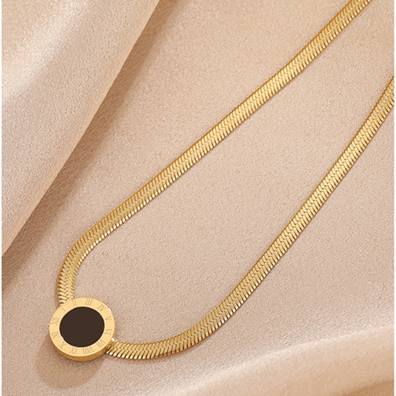 Vòng cổ titan nữ không gỉ dây chuyền nữ mặt cỏ 4 lá thiết kế thời trang sang trọng