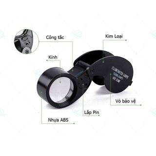 Kính lúp mini cao cấp HT-40X