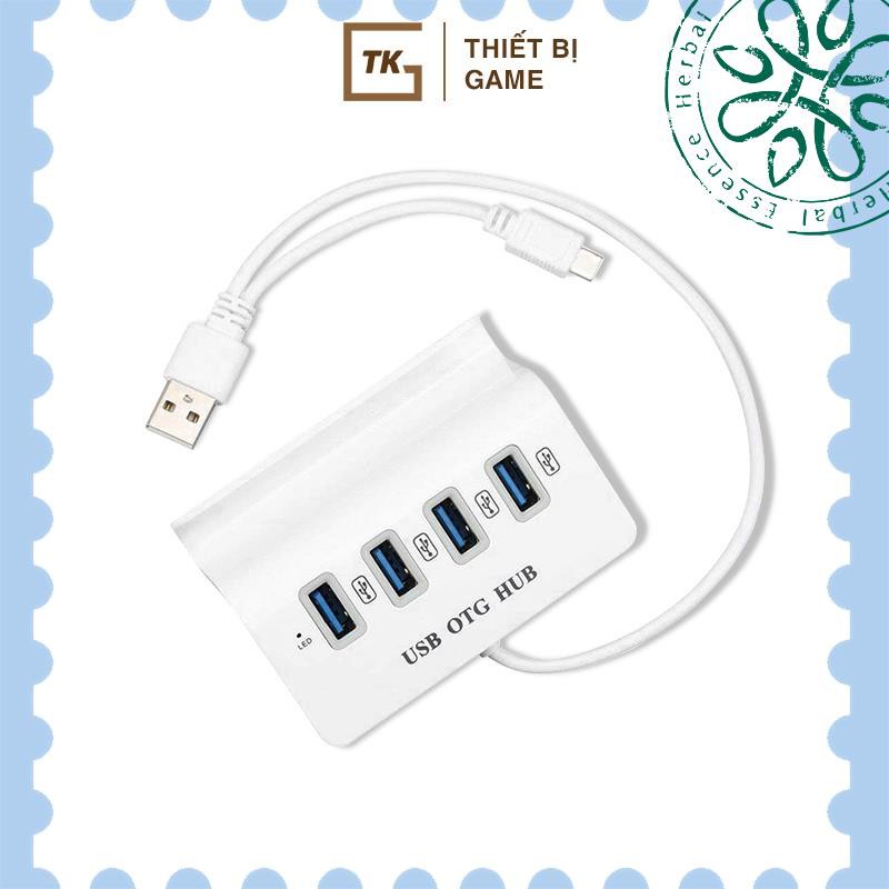 USB OTG HUB - Bộ chia cổng USB có hỗ trợ OTG kết nối với điện thoại