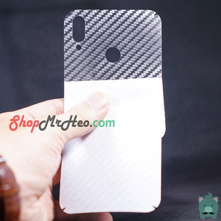 Miếng dán lưng vân carbon Xiaomi Redmi Note 7/ Note 7 Pro