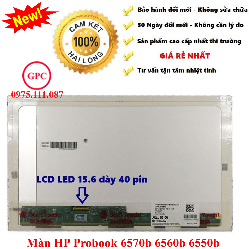 Màn hình laptop HP Probook 6570b 6560b 6550b LCD - hàng mới