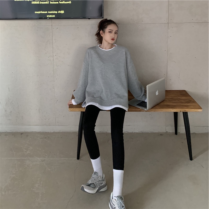  Áo Sweater Mỏng Tay Dài Cổ Tròn Thời Trang Mùa Thu Cho Nữ | BigBuy360 - bigbuy360.vn