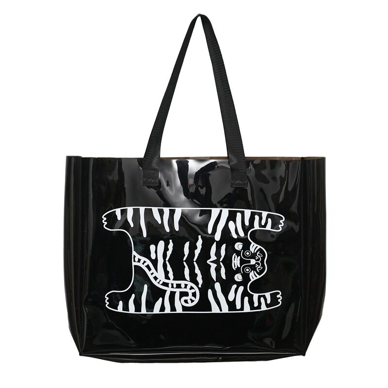 Túi Xách Đeo Vai Bằng PVC Trong Suốt Cỡ Lớn Chống Thấm Nước Thời Trang Mùa Hè Cho Nữ