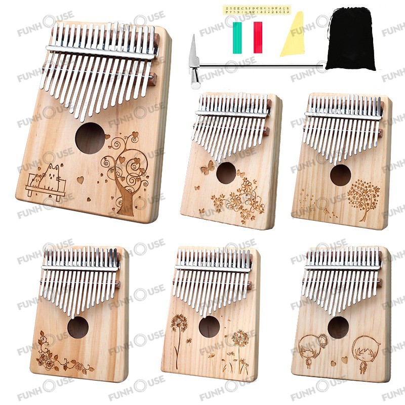 Đàn Kalimba 17 phím bằng gỗ