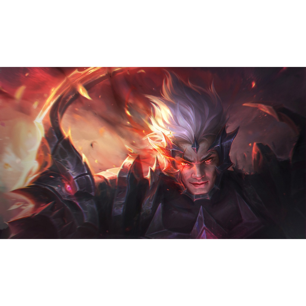 Poster A3, A4, A5 dán tường League of Legends, decal trang trí có keo YASUO - Mẫu 3, nhận in theo yêu cầu