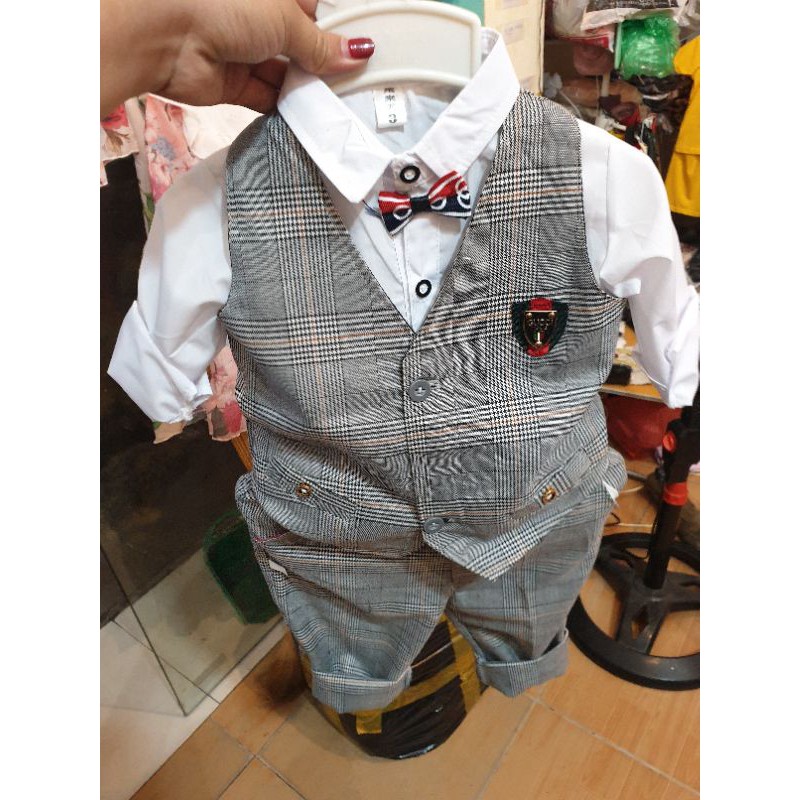 Bộ công tử vest cao cấp cho bé trai 8-16kg