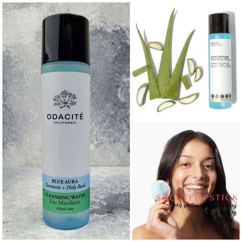 Nước tẩy trang Odacite Blue Aura Cleansing Water 39$ boxycharm