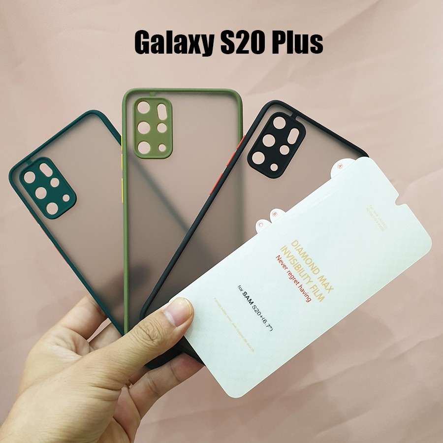 Ốp lưng nhám bảo vệ camera Galaxy S20 Plus