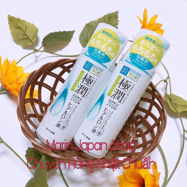 (Chuẩn Nhật,có bill) Nước hoa hồng Hada Labo Gokujyun Super Hyaluronic Acid lotion nội địa Nhật Bản