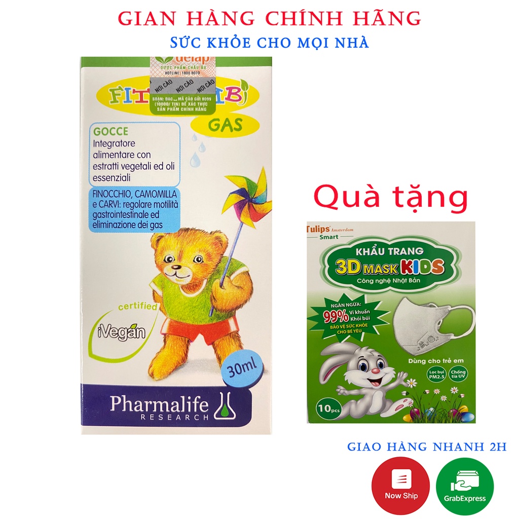 Fitobimbi Gas Bimbi.Giúp Bé Hết Nôn Trớ,Đầy Bụng Khó Tiêu,Rối Loạn Tiêu Hóa