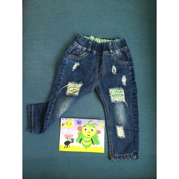 Quần bò dài trẻ em