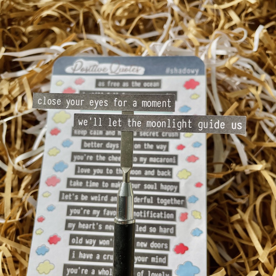 Sticker chữ tổng hợp các câu quote ngắn - Hình dán trang trí bullet journal,trang trí sổ - tiemtaphoacona