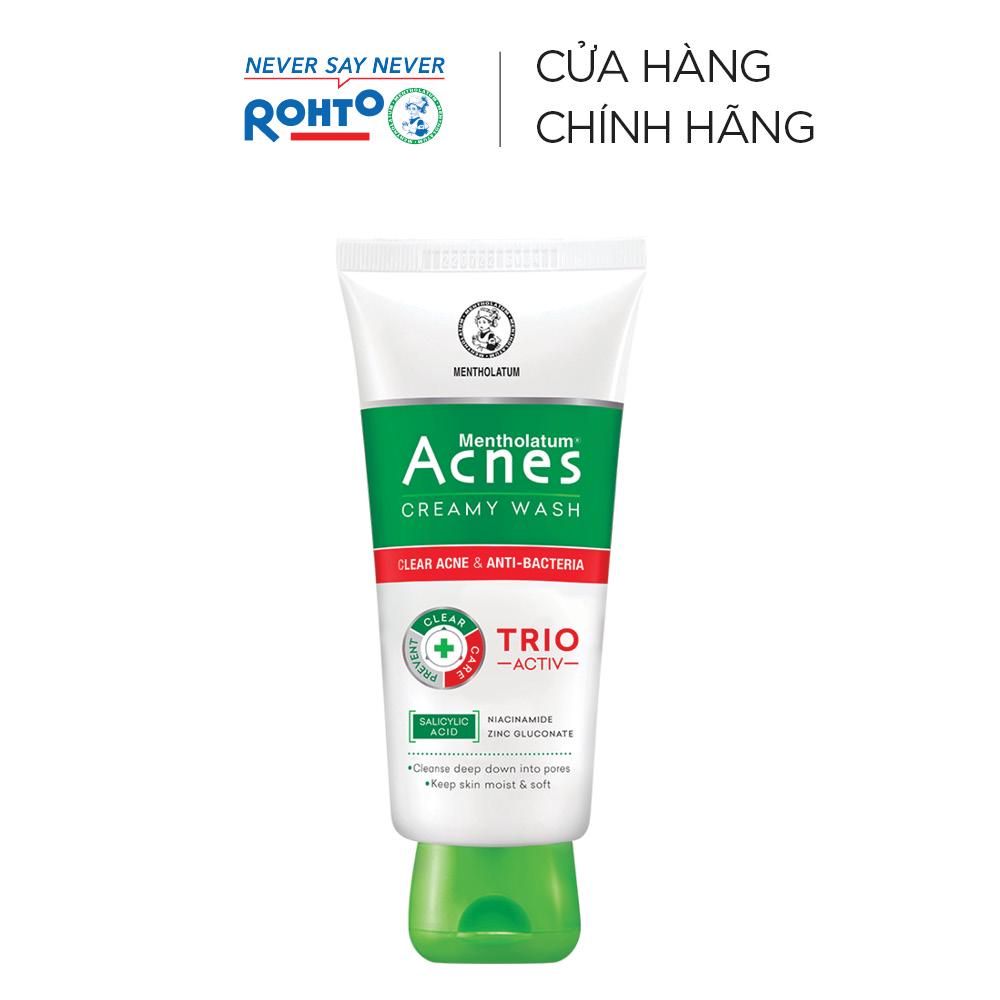 Kem rửa mặt ngăn ngừa mụn Acnes Creamy Wash 100g