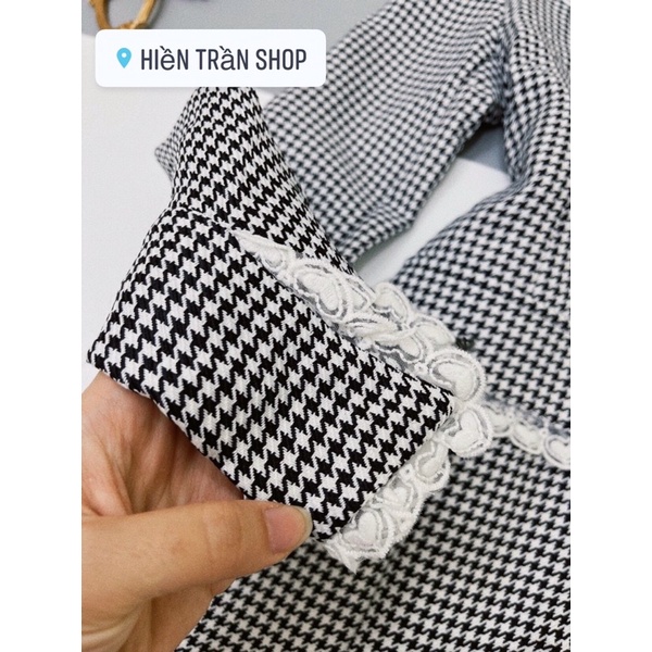 Áo sơ mi voan kèm túi