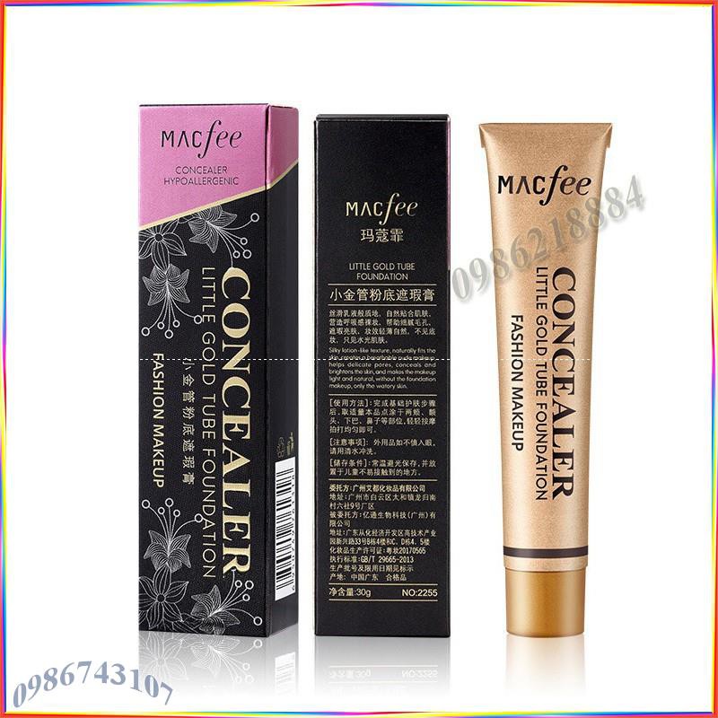 Kem nền che khuyết điểm toàn diện Macfee Concealer Hypoallergenic ACH2 | BigBuy360 - bigbuy360.vn