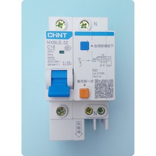 Attomat chống dòng dò chint nxble-32 1pn 16a