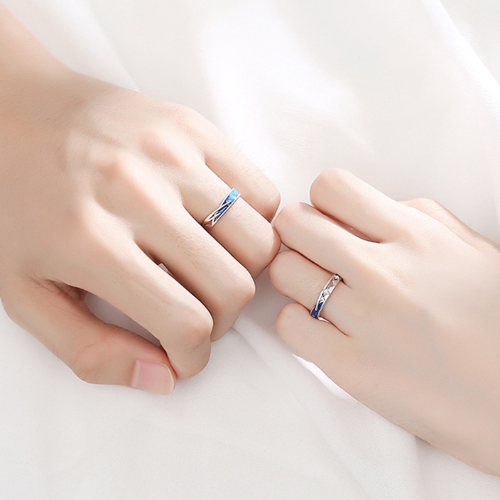 Nhẫn Đôi Nam Nữ Bạn Thân Couple Đẹp Vì Sao Và Sao Chổi Vĩnh Hằng Lucifer Store nhẫn cặp tình yêu Titan Meteor Ring