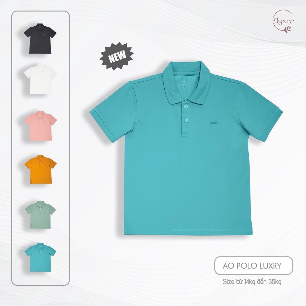 Áo polo trẻ em thời trang thương hiệu Luxry nhiều màu cho bé trai bé gái