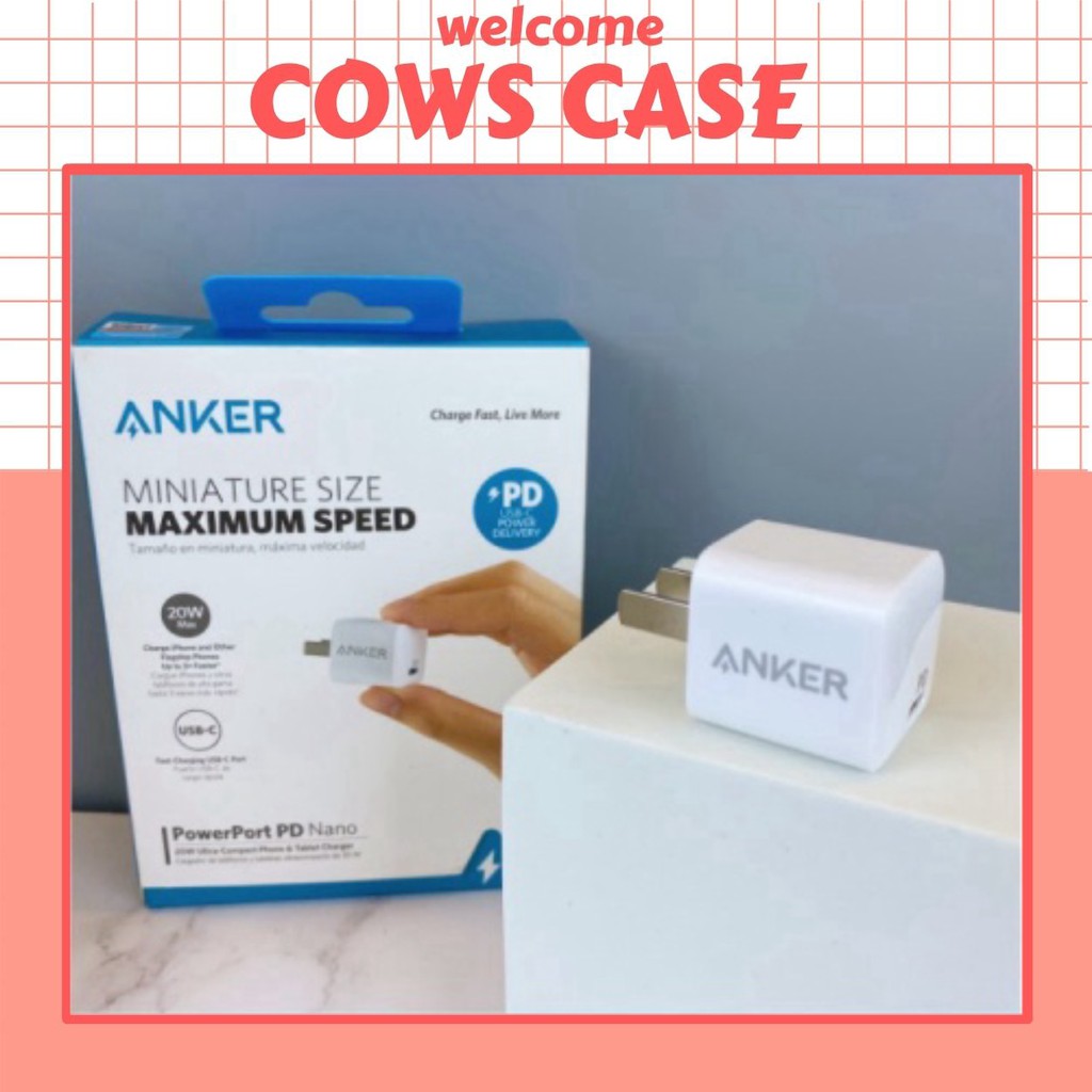 Củ sạc điện thoại Anker 20W