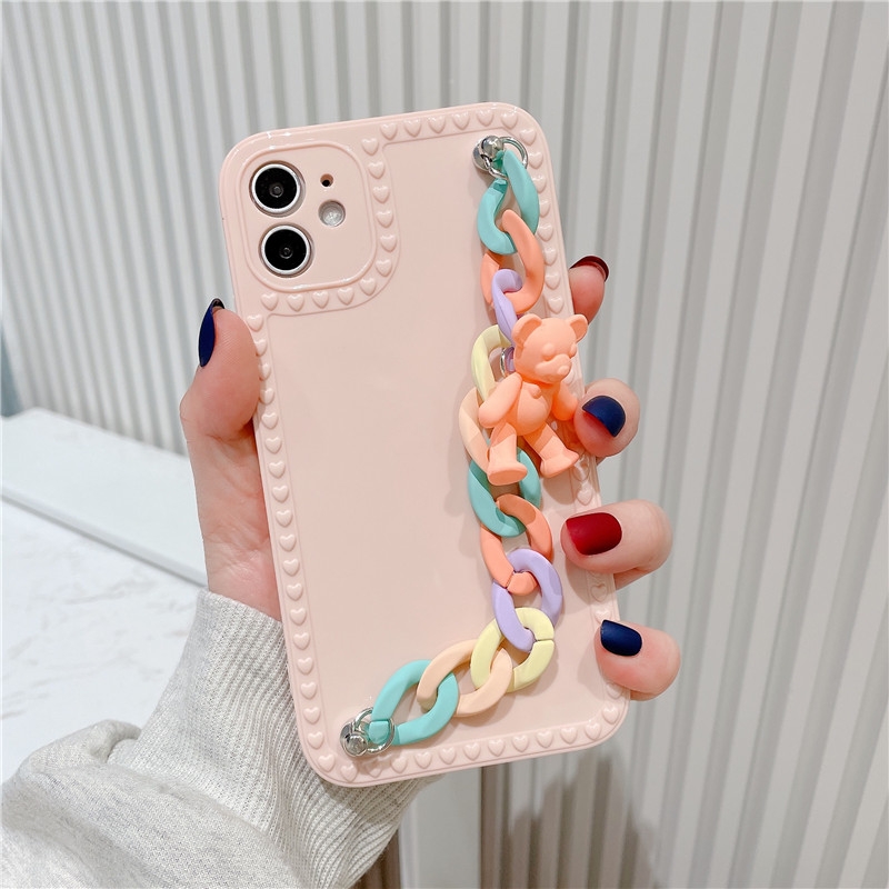 Ốp Lưng Chống Rơi Hình Gấu Đáng Yêu Cho Iphone 12 Pro Max Mini 11 6 6s 7 8 Se 2020 Plus X Xs Xr Xsmax 6 + 6s + 7 + 8 + 6p 7p 8p 11p 12p | BigBuy360 - bigbuy360.vn