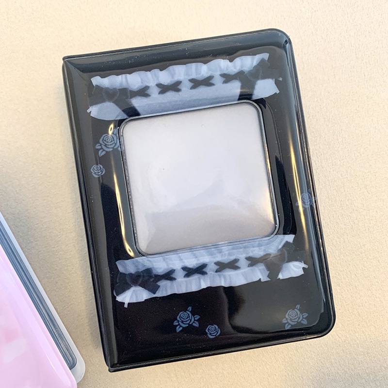 Album Ảnh Một Trang 3 Inch 40 Ô Hoa Hồng Ren Ngọt Ngào