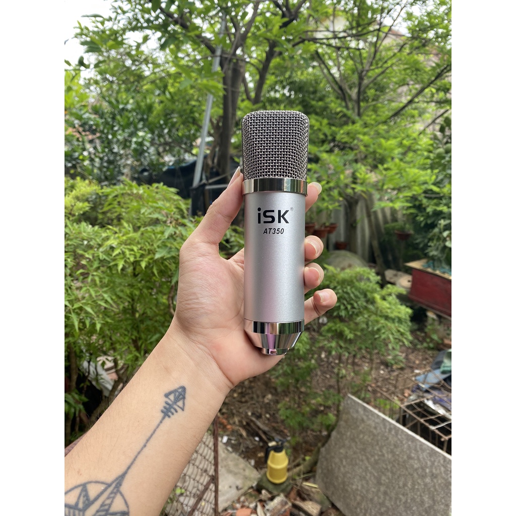 Bộ Mic Hát Livestream Sound Card K600 &amp; Mic AT350 . Chất Âm Cực Hay , Livestream Bigo , Facebook , Tiktok