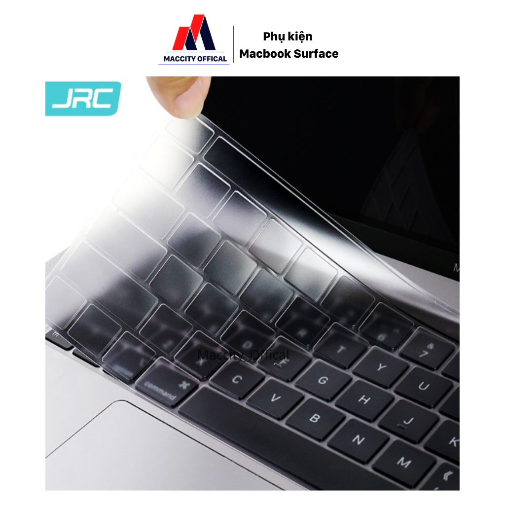 PHỦ BÀN PHÍM TRONG SUỐT CAO CẤP CHÍNH HÃNG JRC CHO MACBOOK-SIÊU MỎNG, CHỐNG NƯỚC, CHỐNG BỤI BẨN