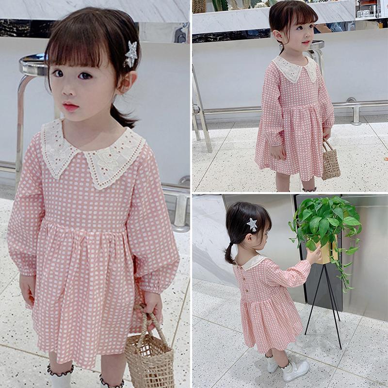Đầm Ca Rô Xinh Xắn Dành Cho Bé Gái 95-125