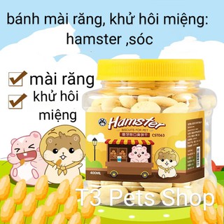 bánh mài răng và khử mùi hôi miệng dành cho hamster và sóc