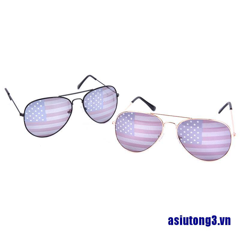 Kính Mát Họa Tiết Cờ Mỹ < Asiu 3