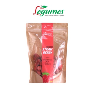 Dâu Tây Sấy Giòn Nguyên Trái Thượng Hạng - Snack Lành Mạnh, 100% Tự Nhiên, Không Đường Thêm 100g