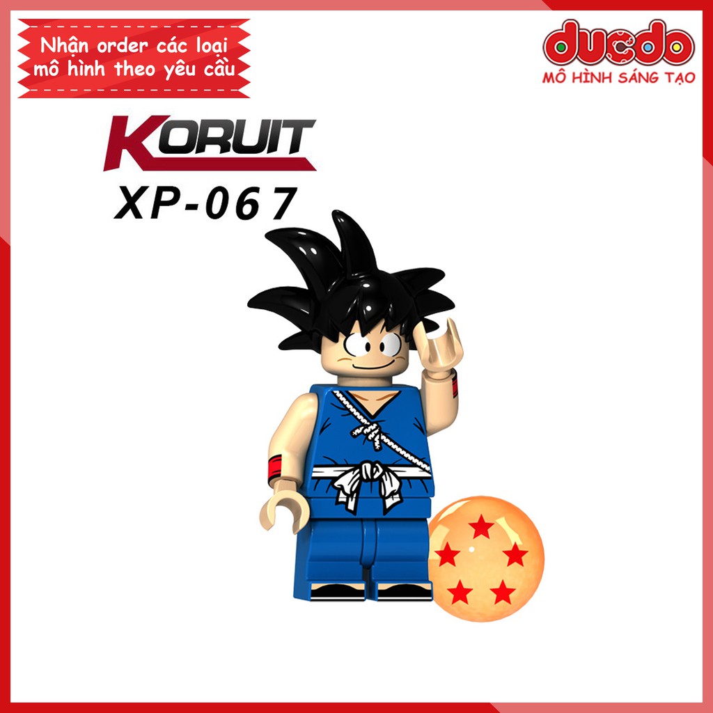 Minifigures các nhân vật 7 viên ngọc rồng mới nhất - Đồ chơi Lắp ghép Mini Mô hình Dragon Ball Goku Koruit KT1009