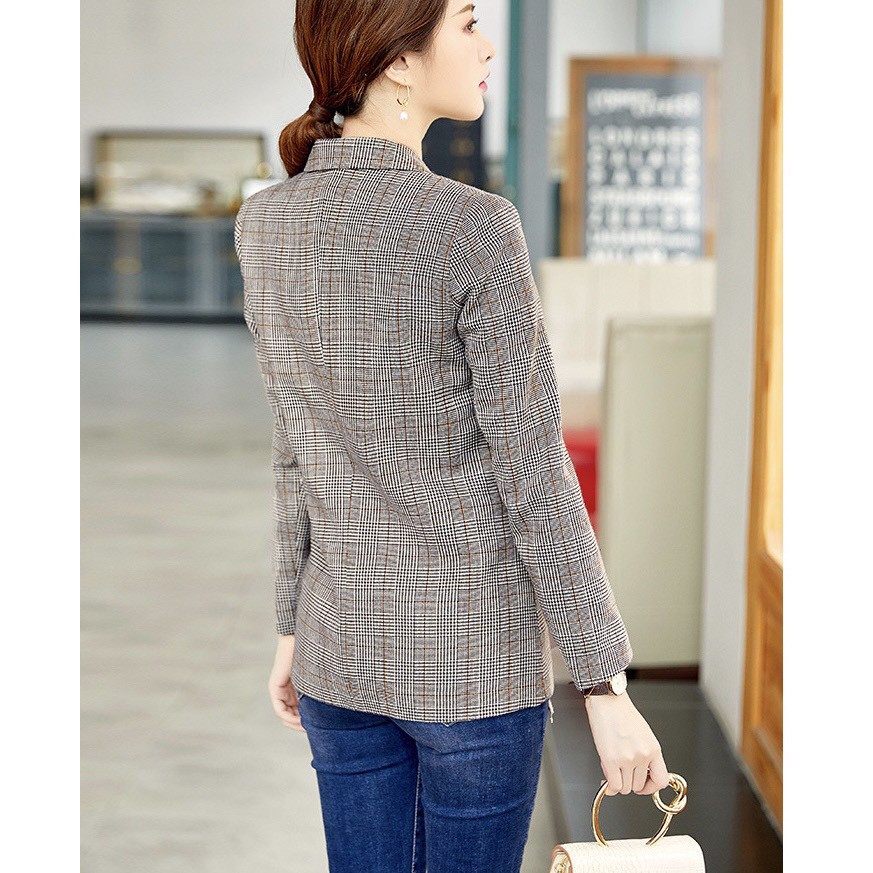 ÁO VEST CÔNG SỞ SỌC CARO CÓ TÚI THẬT | BigBuy360 - bigbuy360.vn