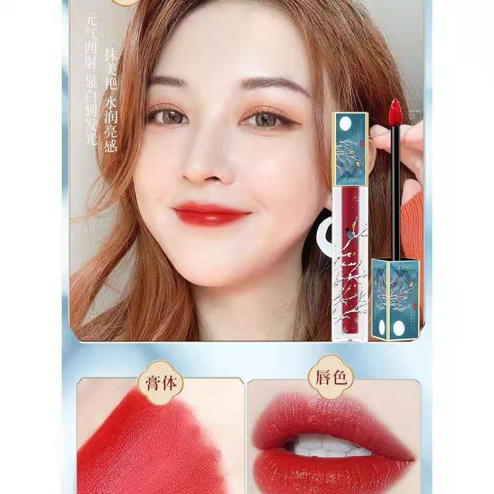 Bộ mỹ phẩm 10 món gồm son môi+ má hồng+ kẻ mắt+ mascara phong cách Trung Hoa