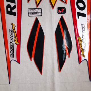 [Xả Kho] Bộ Tem Wave, Tem Dán Xe Máy Wave Repsol (Bao Rẻ)