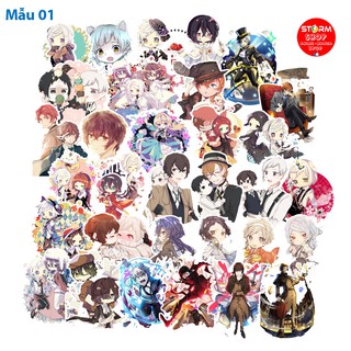 Bộ sticker anime Bungou Stray Dogs ( Nhiều mẫu)