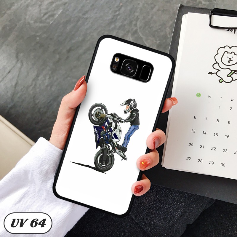 Ốp lưng Samsung Galaxy S8/ S8 Plus - lưng nhám viền dẻo