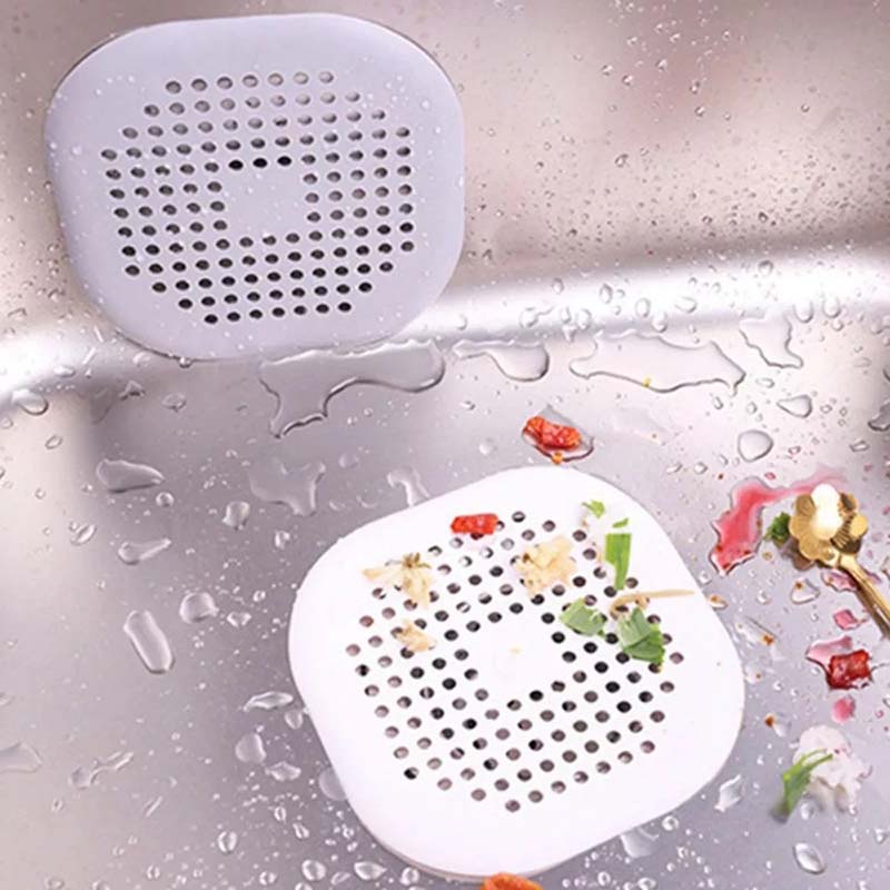 Nắp Chặn Lỗ Thoát Nước Bồn Rửa/Sàn Nhà Tắm Bằng Silicone Chống Rỉ Sét