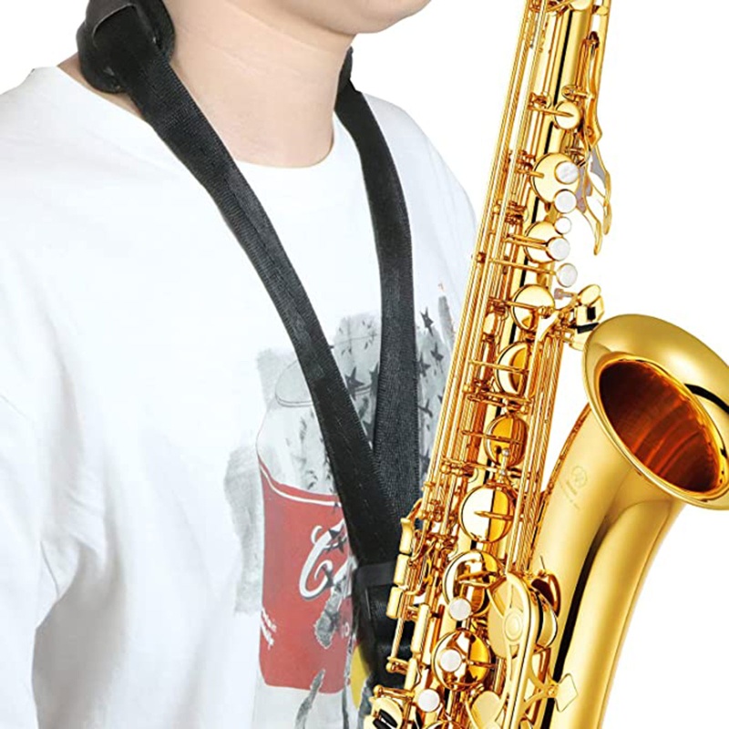 Dây Đeo Cổ Bằng Da Mềm Thoáng Khí Có Thể Điều Chỉnh Cho Kèn Saxophone Alto and Tenor Saxophon