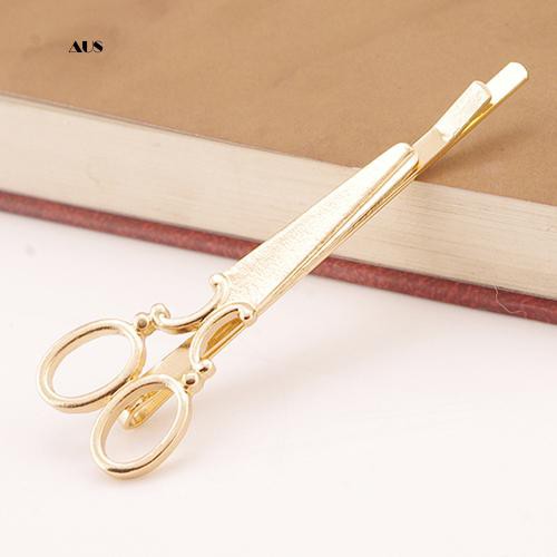 ♔Kẹp Tóc Hình Cây Kéo Màu Sắc Thời Thượng