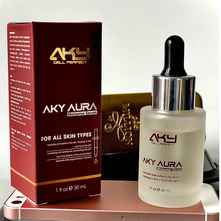 Serum AKY AURA hết nám tàn nhang, giúp da trắng sáng tự nhiên từ gốc tế bào