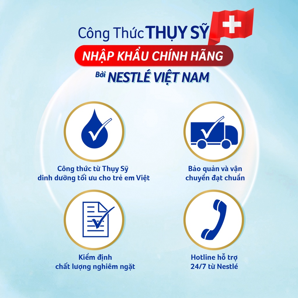 [Tặng 1 Vali Kéo Con Gấu] Combo 2 Lon Sữa Bột Nestle NAN Optipro 4 1.7kg/1.6kg/lon