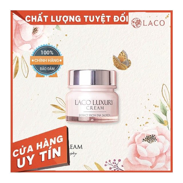 Best Seller-Laco Luxury Cream,Kem Ngày 3 in 1,Dưỡng Da Trắng Hồng, Chống Nắng, Makeup nhẹ.Giúp Da Trắng Khoẻ Đẹp 30gr