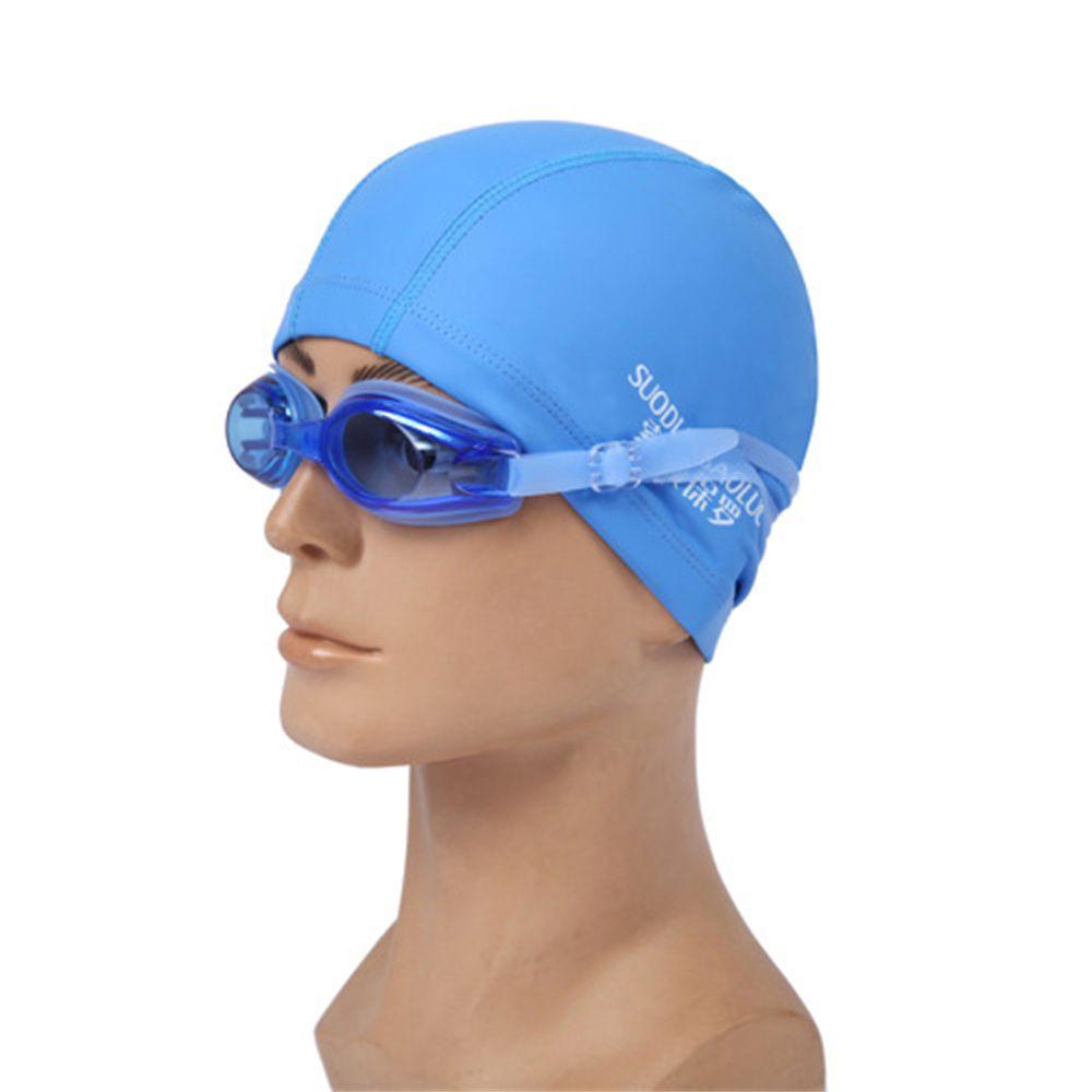Mũ Bơi DARNELL Bằng Vải PU Co Giãn Chống Thấm Nước Bảo Vệ Tai Cho Nam Và Nữ